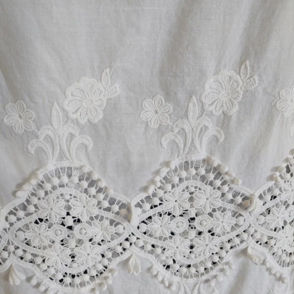 Beautiful white lace blouse - Picture 6 of 15
